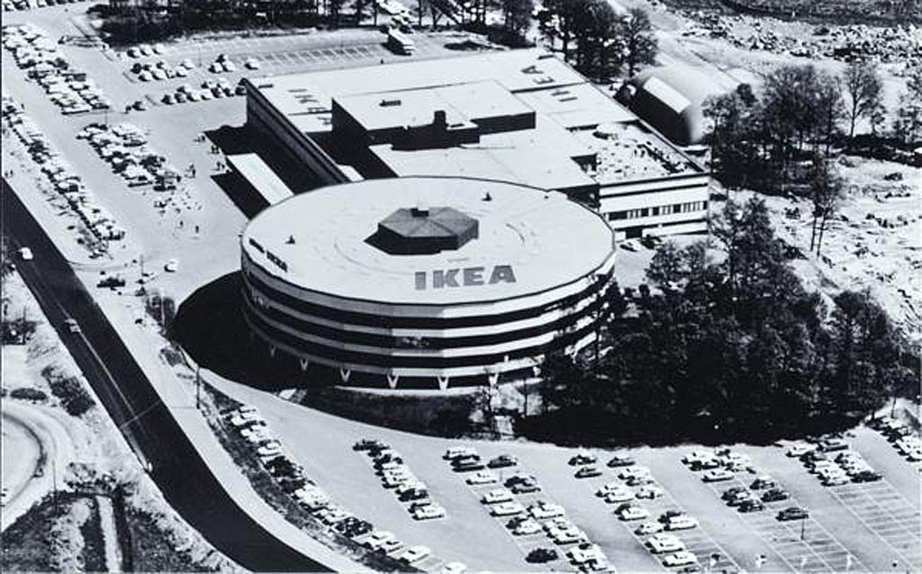 IKEA parduotuvė Stokholme 1965 m.